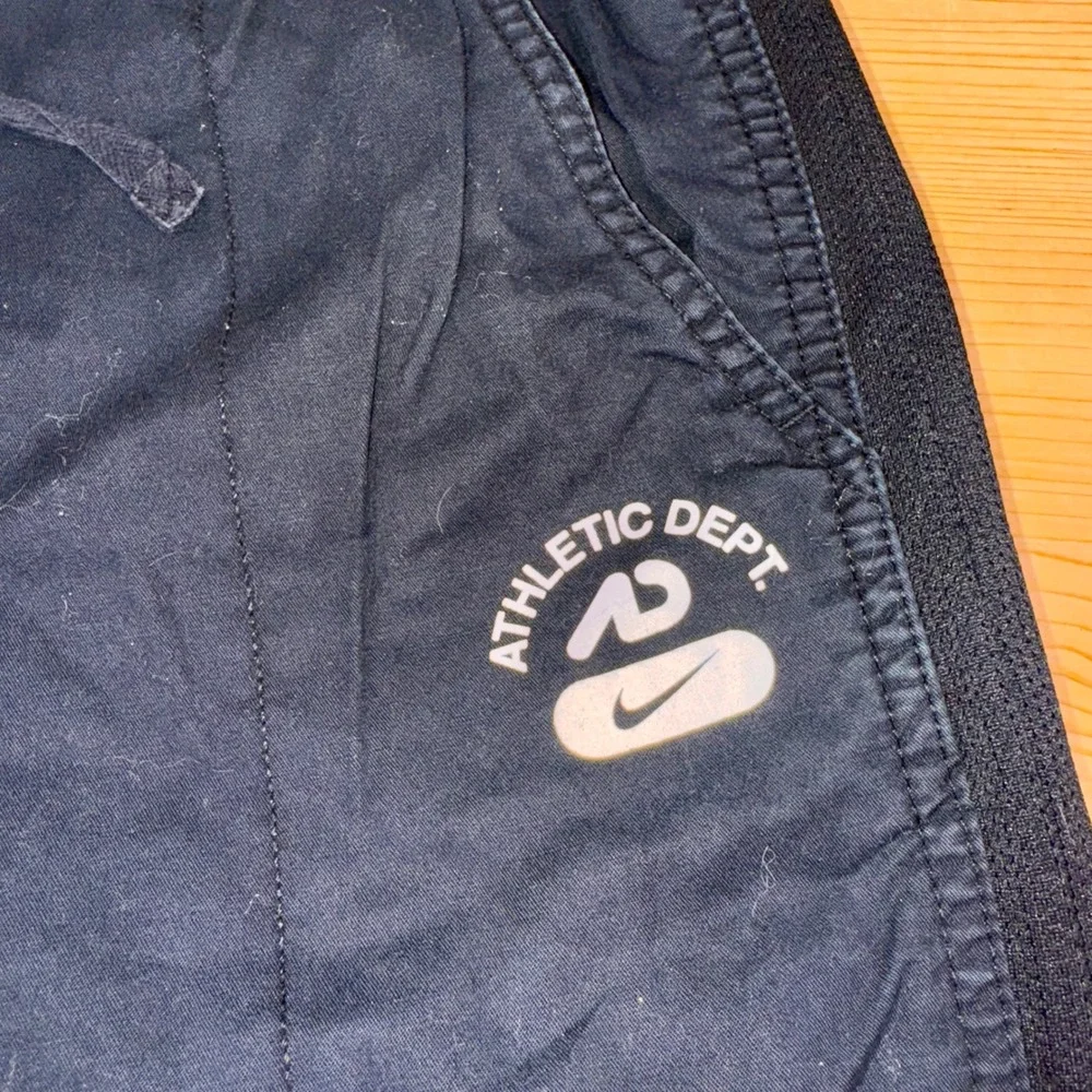 Nike Athletic Dept Y2K Track Pants Men's‎ L Black Cotton Drawstring